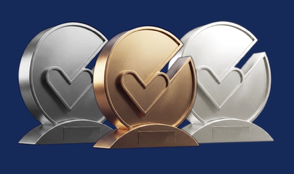 Enabling Mark platinum, gold and silver medals